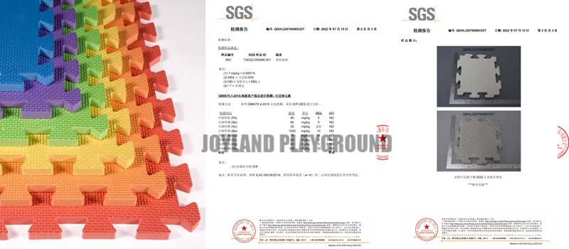 Durable EVA foam mat for indoor playground safety flooring