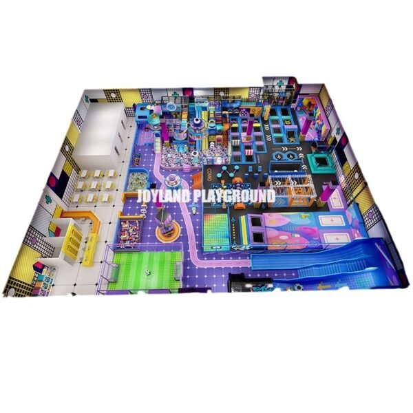 Certified commercial indoor play equipment in family entertainment venues