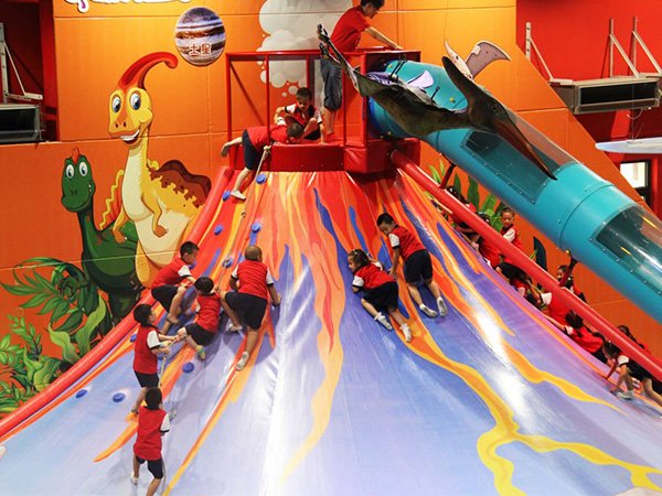 Joyland Volcano Climbing attraction for indoor playgrounds